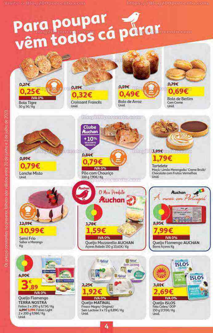 Antevisão Folheto AUCHAN Promoções de 20 junho a 3 junho