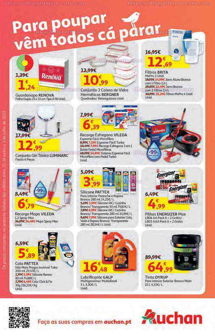 Antevisão Folheto AUCHAN Promoções de 20 junho a 3 junho