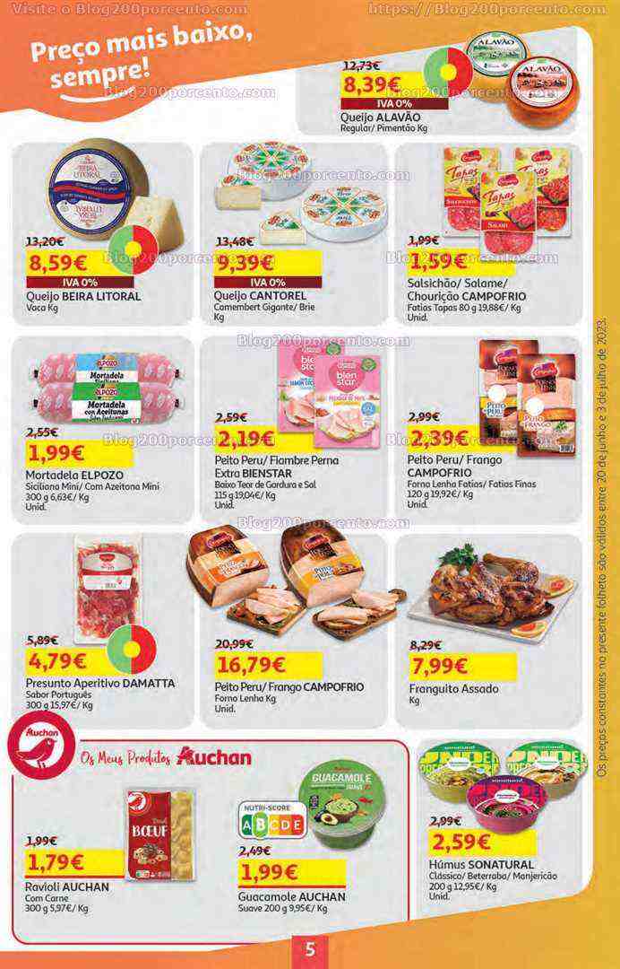 Antevisão Folheto AUCHAN Promoções de 20 junho a 3 junho