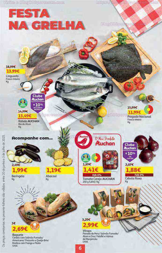 Antevisão Folheto AUCHAN Promoções de 20 junho a 3 junho