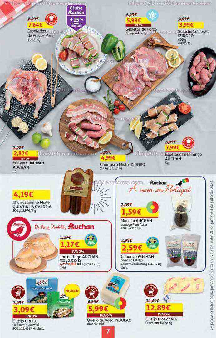 Antevisão Folheto AUCHAN Promoções de 20 junho a 3 junho