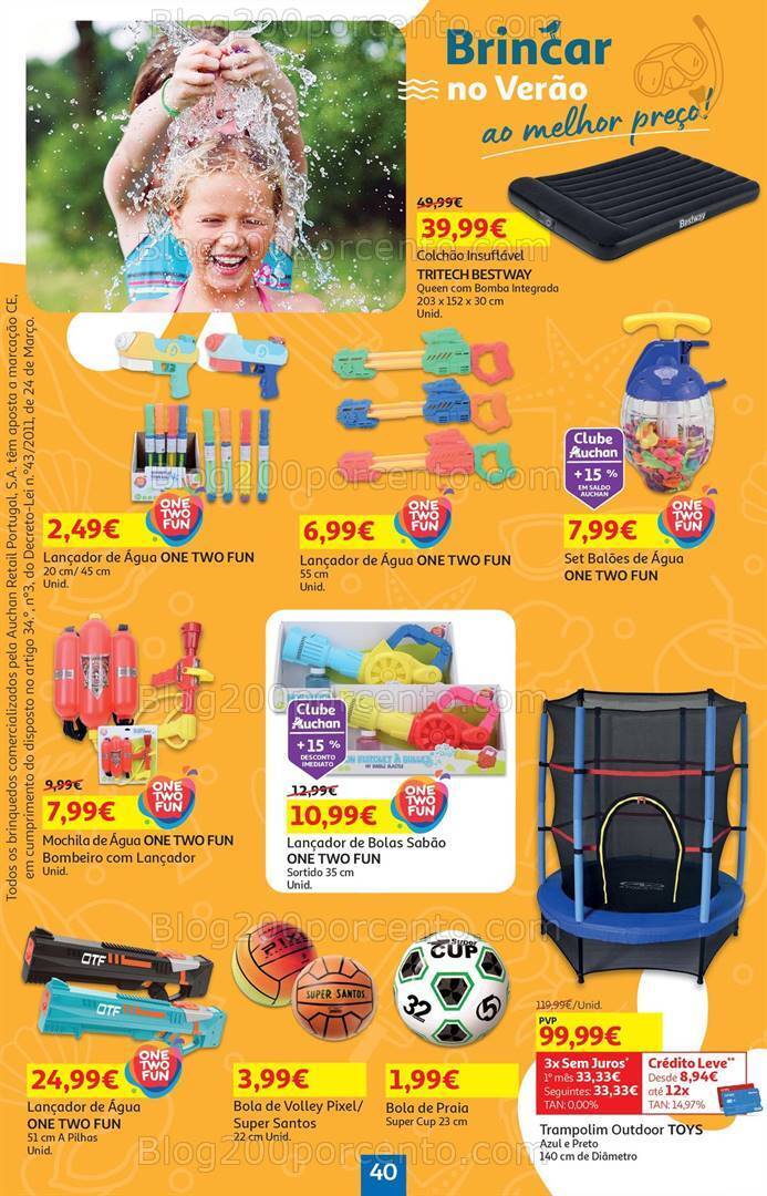 Antevisão Folheto AUCHAN Bazar Promoções de 19 junho a 8 julho