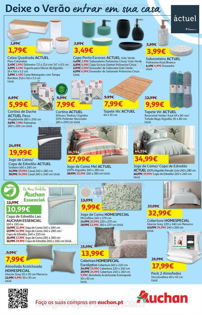 Antevisão Folheto AUCHAN Bazar Promoções de 19 junho a 8 julho