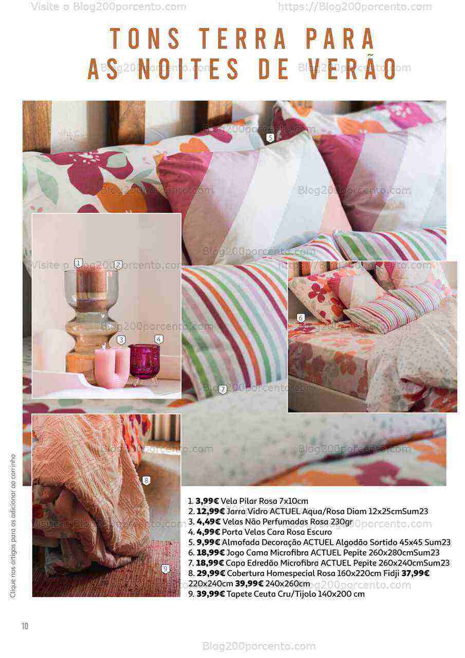 Antevisão Folheto AUCHAN Decoração de Verão Promoções até 31 agosto