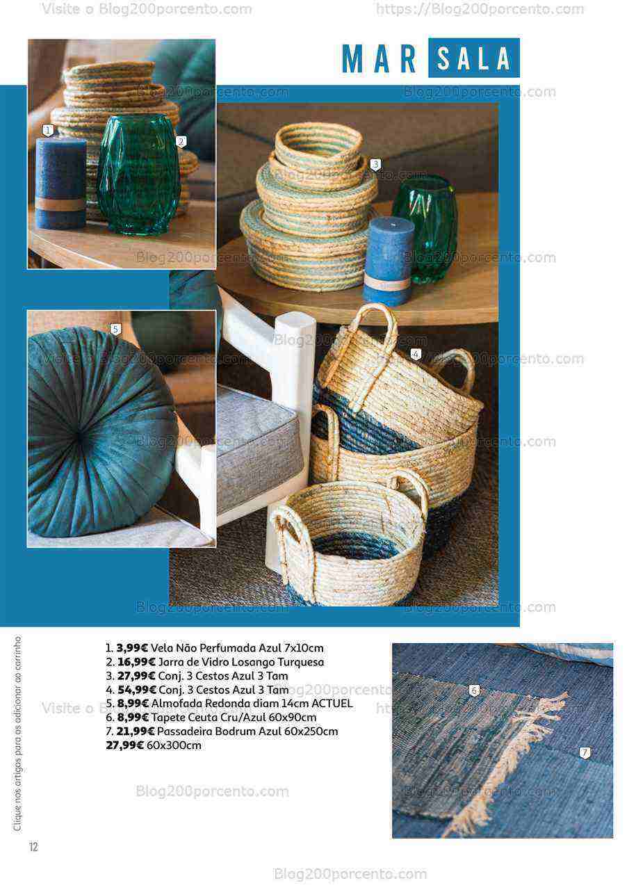 Antevisão Folheto AUCHAN Decoração de Verão Promoções até 31 agosto