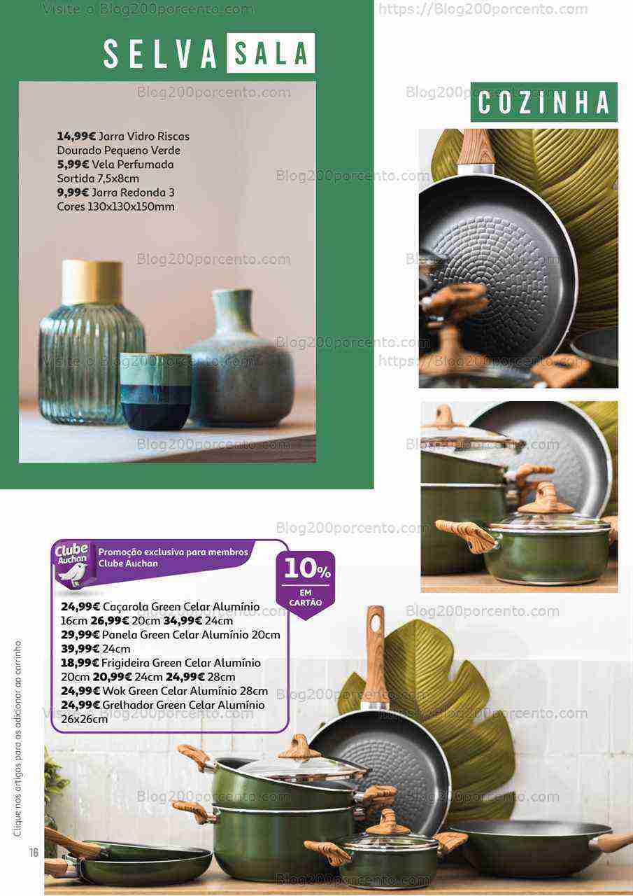 Antevisão Folheto AUCHAN Decoração de Verão Promoções até 31 agosto