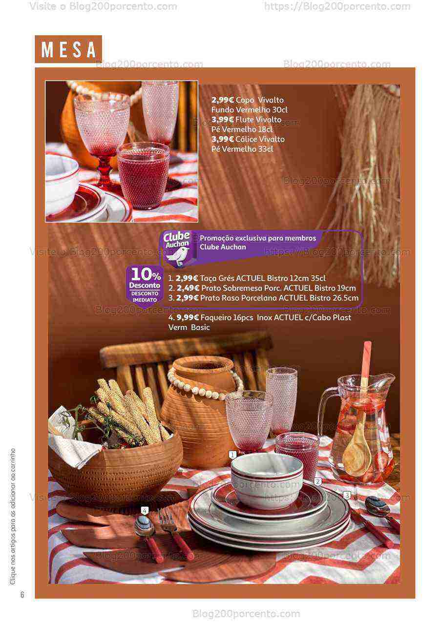 Antevisão Folheto AUCHAN Decoração de Verão Promoções até 31 agosto