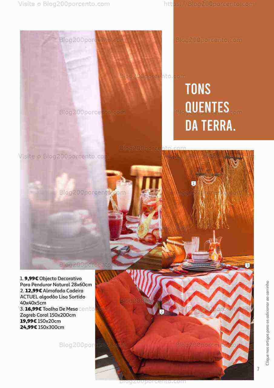 Antevisão Folheto AUCHAN Decoração de Verão Promoções até 31 agosto