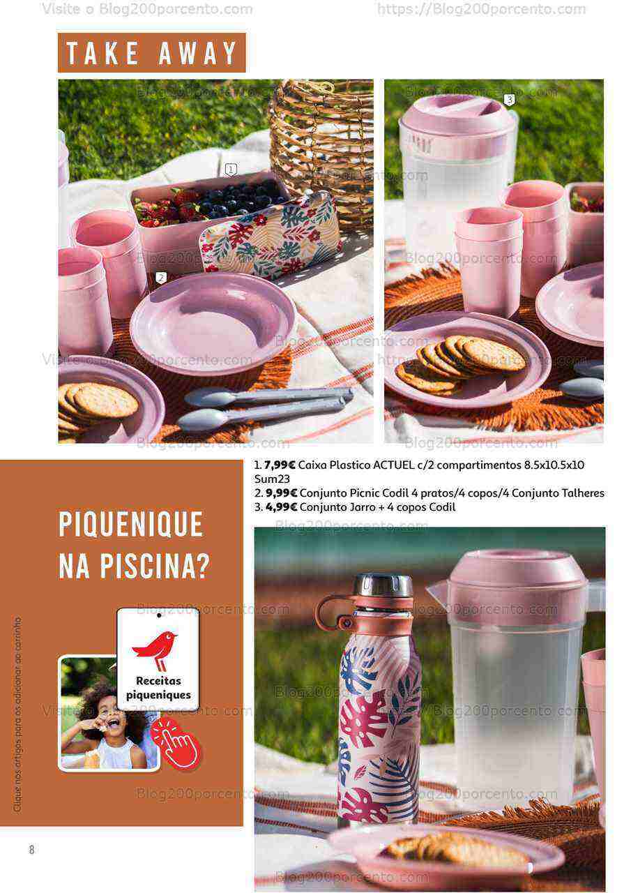 Antevisão Folheto AUCHAN Decoração de Verão Promoções até 31 agosto