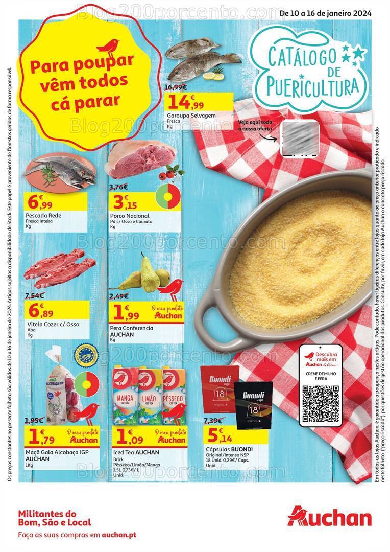 Antevisão Folheto AUCHAN Promoções de 10 a 16 janeiro