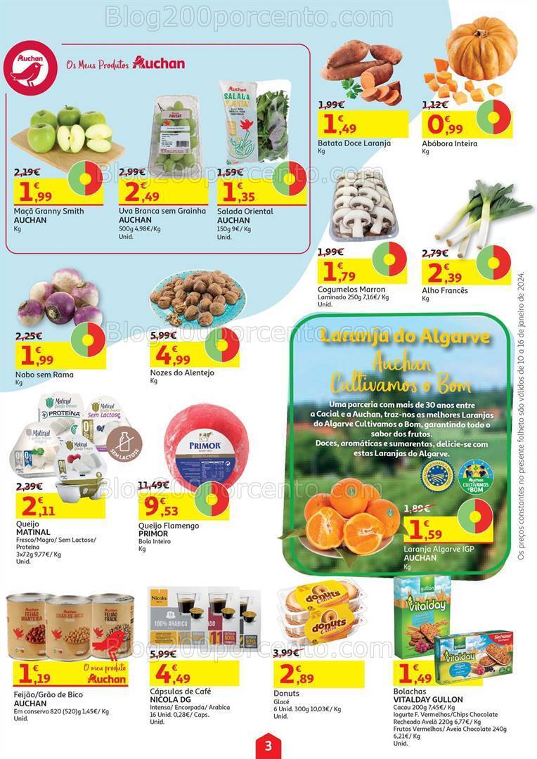 Antevisão Folheto AUCHAN Promoções de 10 a 16 janeiro