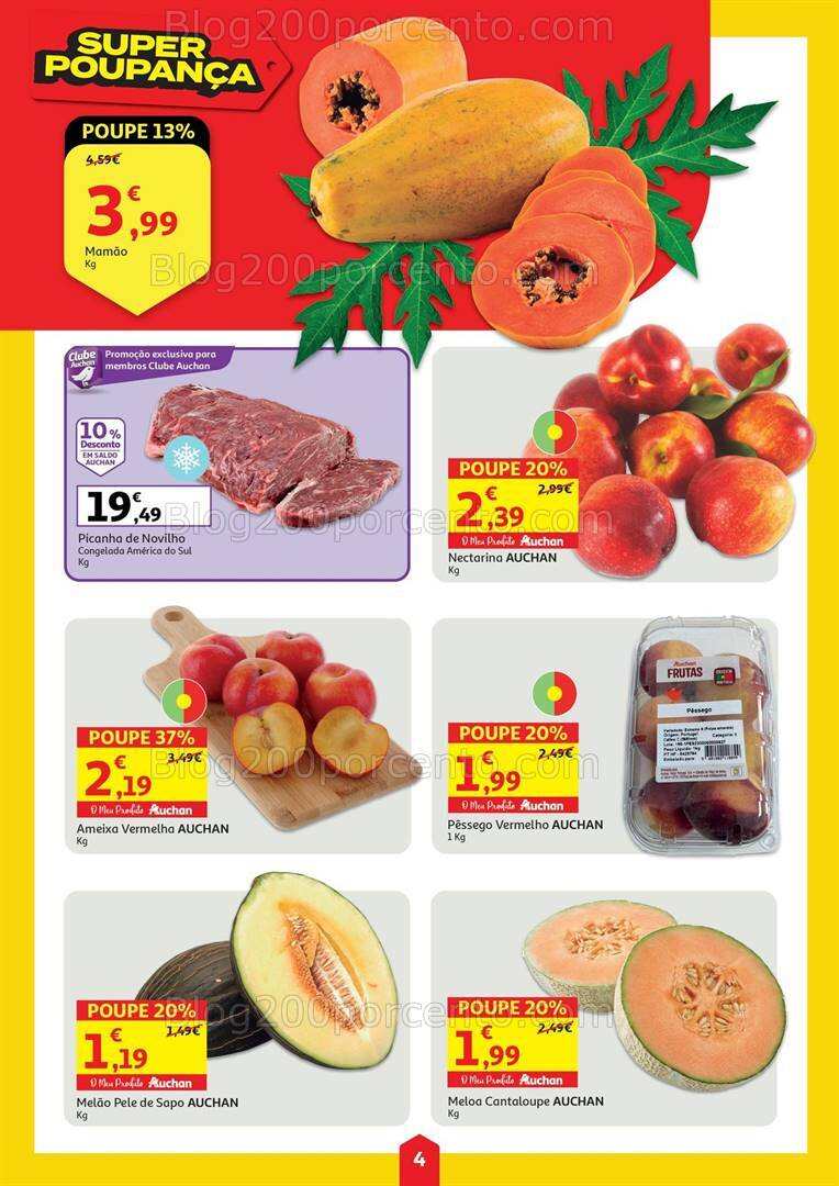 Antevisão Folheto AUCHAN Promoções de 10 a 16 julho