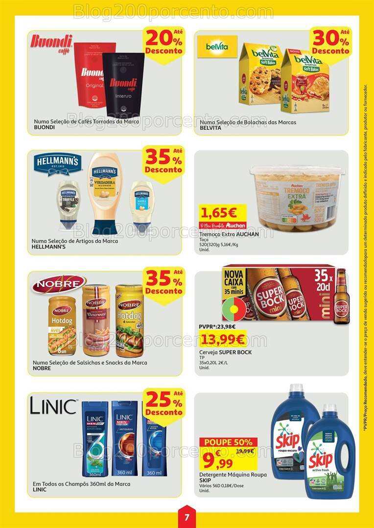 Antevisão Folheto AUCHAN Promoções de 10 a 16 julho