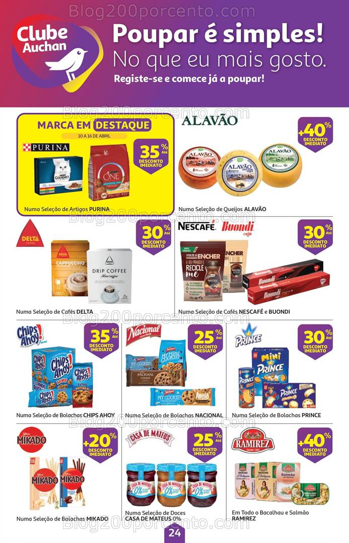 Antevisão Folheto AUCHAN Promoções de 11 a 20 abril