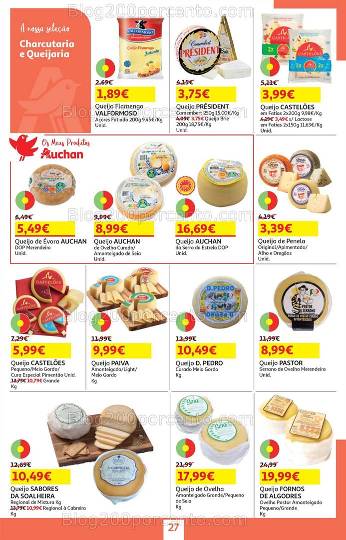 Antevisão Folheto AUCHAN Promoções de 11 a 20 abril
