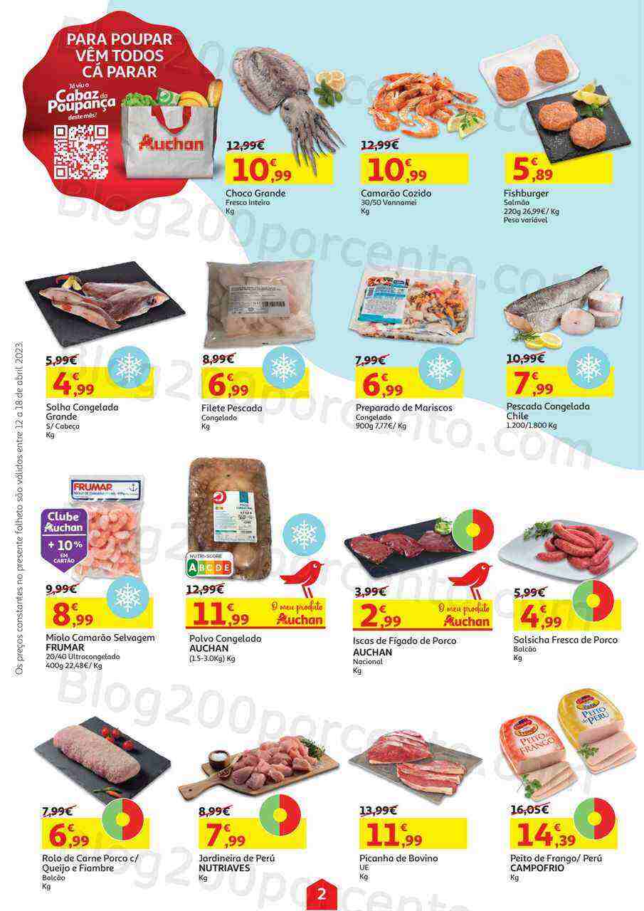 Antevisão Folheto AUCHAN Promoções de 12 a 18 abril