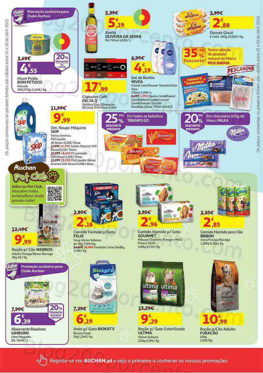 Antevisão Folheto AUCHAN Promoções de 12 a 18 abril