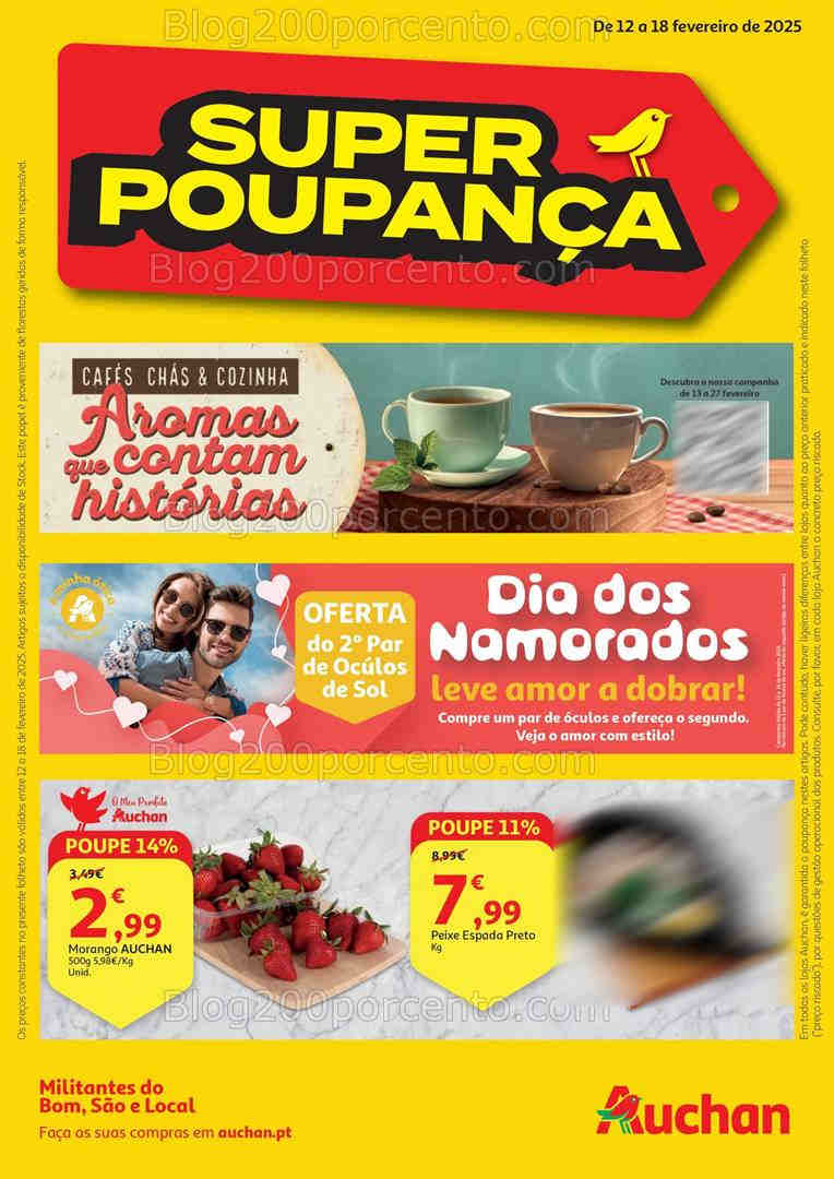Antevisão Folheto AUCHAN Promoções de 12 a 18 fevereiro