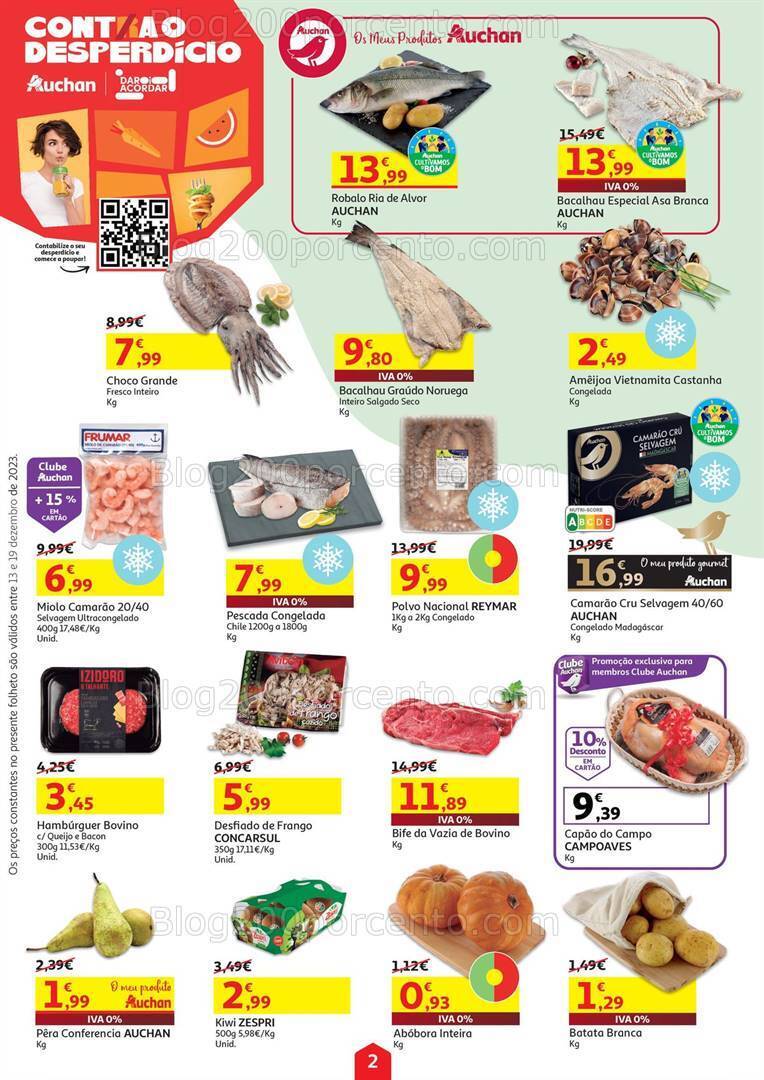 Antevisão Folheto AUCHAN Promoções de 13 a 19 dezembro