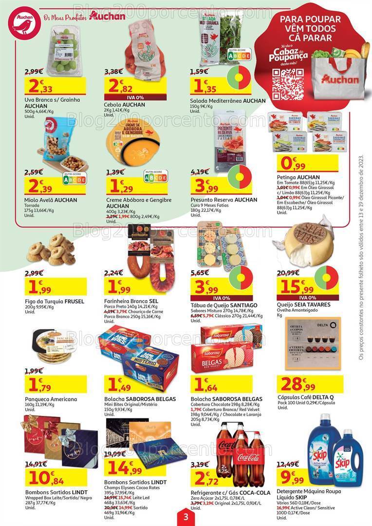 Antevisão Folheto AUCHAN Promoções de 13 a 19 dezembro