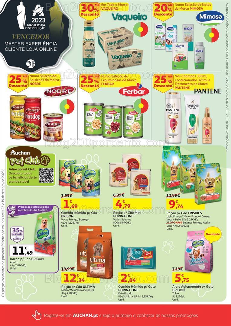 Antevisão Folheto AUCHAN Promoções de 13 a 19 dezembro