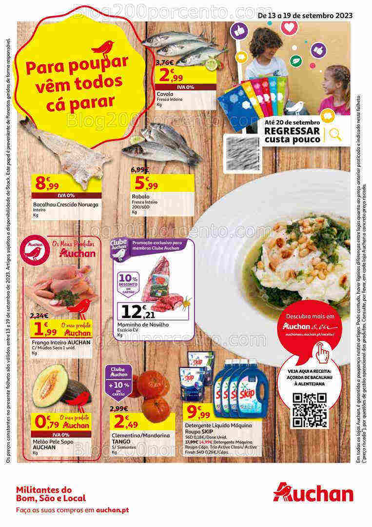 Antevisão Folheto AUCHAN Promoções de 13 a 19 setembro