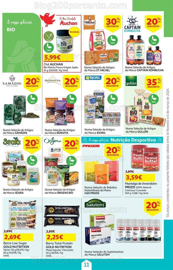 Antevisão Folheto AUCHAN Promoções de 14 fevereiro a 6 março