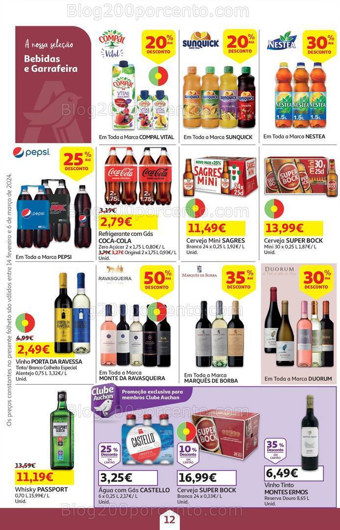 Antevisão Folheto AUCHAN Promoções de 14 fevereiro a 6 março
