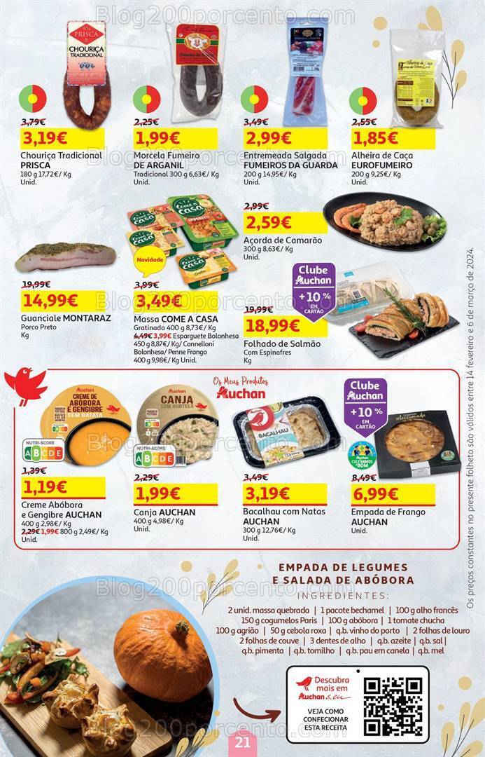 Antevisão Folheto AUCHAN Promoções de 14 fevereiro a 6 março