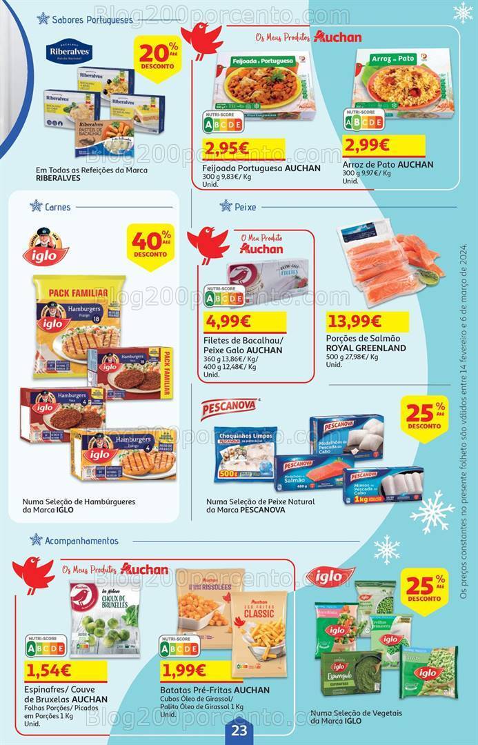 Antevisão Folheto AUCHAN Promoções de 14 fevereiro a 6 março