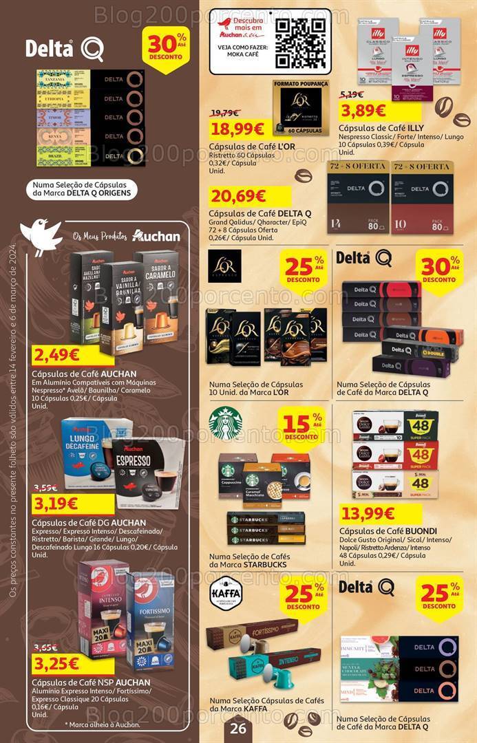 Antevisão Folheto Especial Cafés e Chás Promoções de 14 fevereiro a 6 março