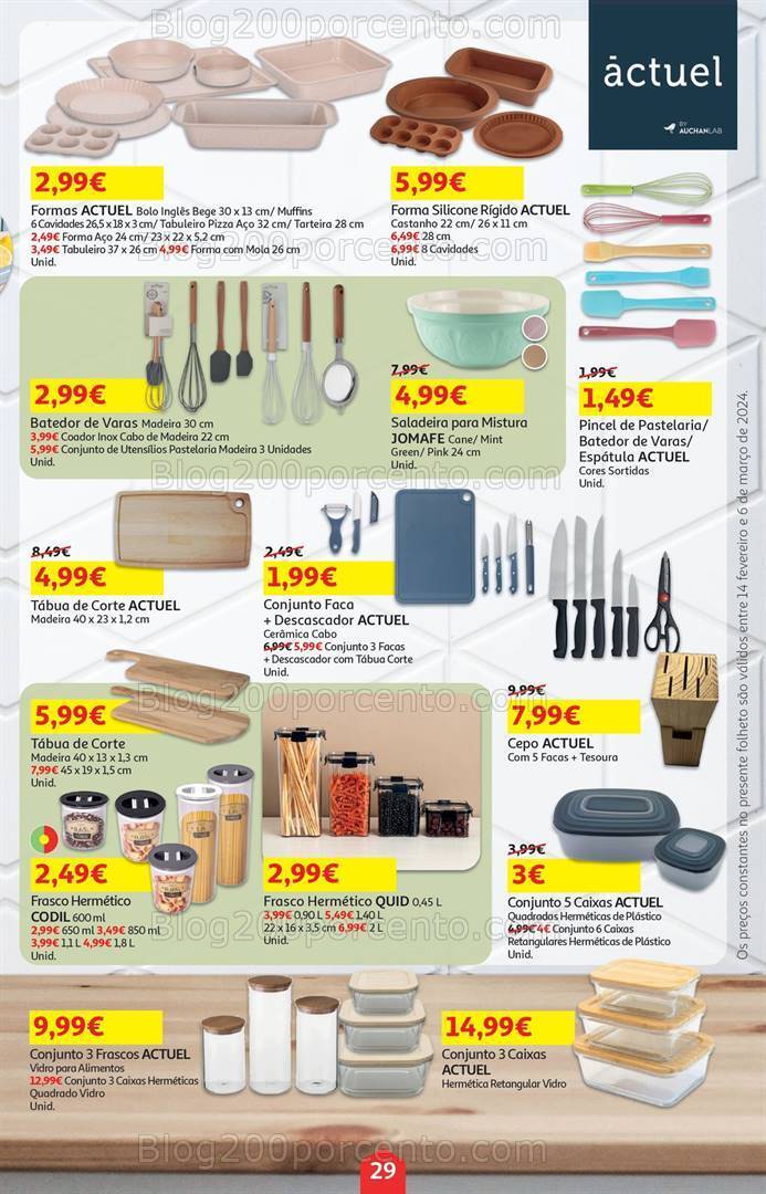 Antevisão Folheto AUCHAN Promoções de 14 fevereiro a 6 março