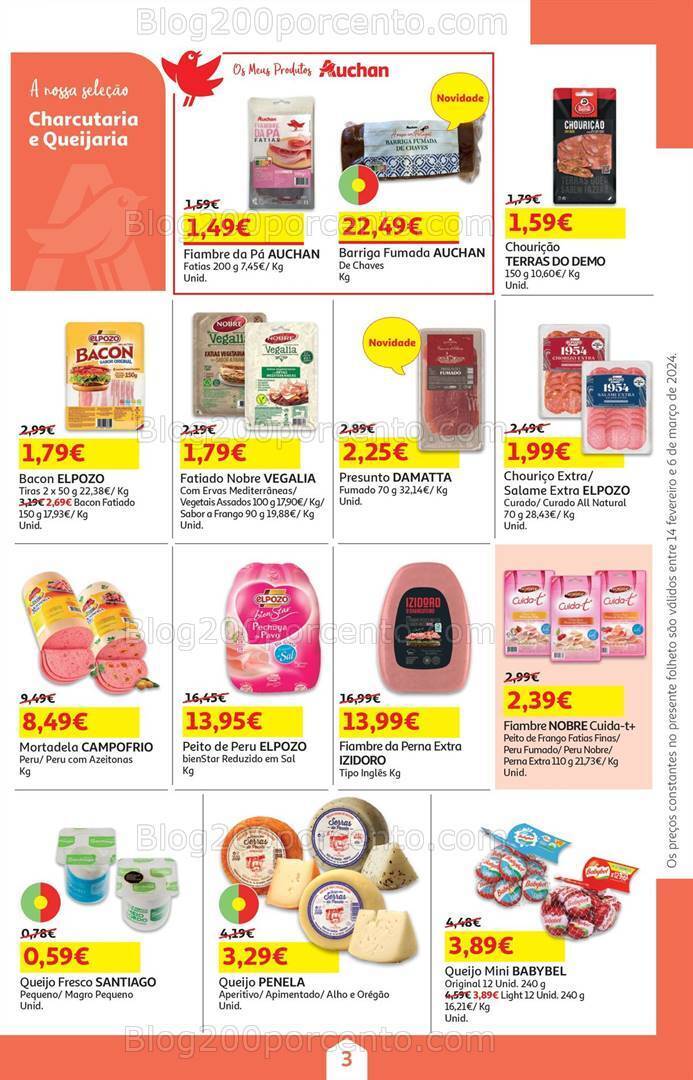 Antevisão Folheto AUCHAN Promoções de 14 fevereiro a 6 março