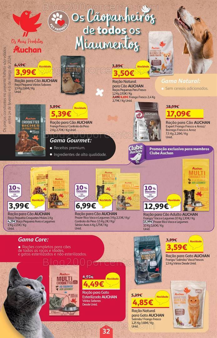 Antevisão Folheto AUCHAN Bazar Promoções de 14 fevereiro a 6 março