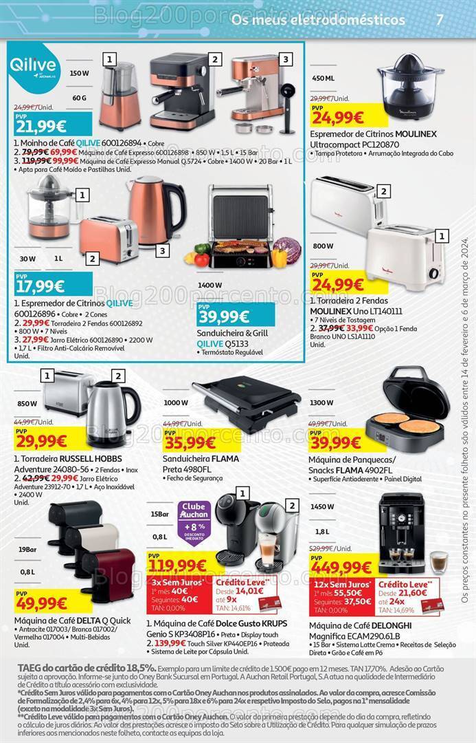 Antevisão Folheto AUCHAN Bazar Promoções de 14 fevereiro a 6 março