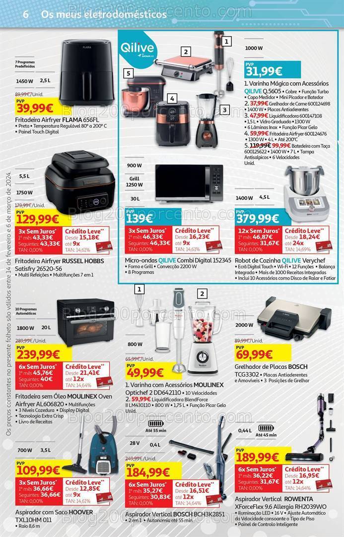 Antevisão Folheto AUCHAN Bazar Promoções de 14 fevereiro a 6 março