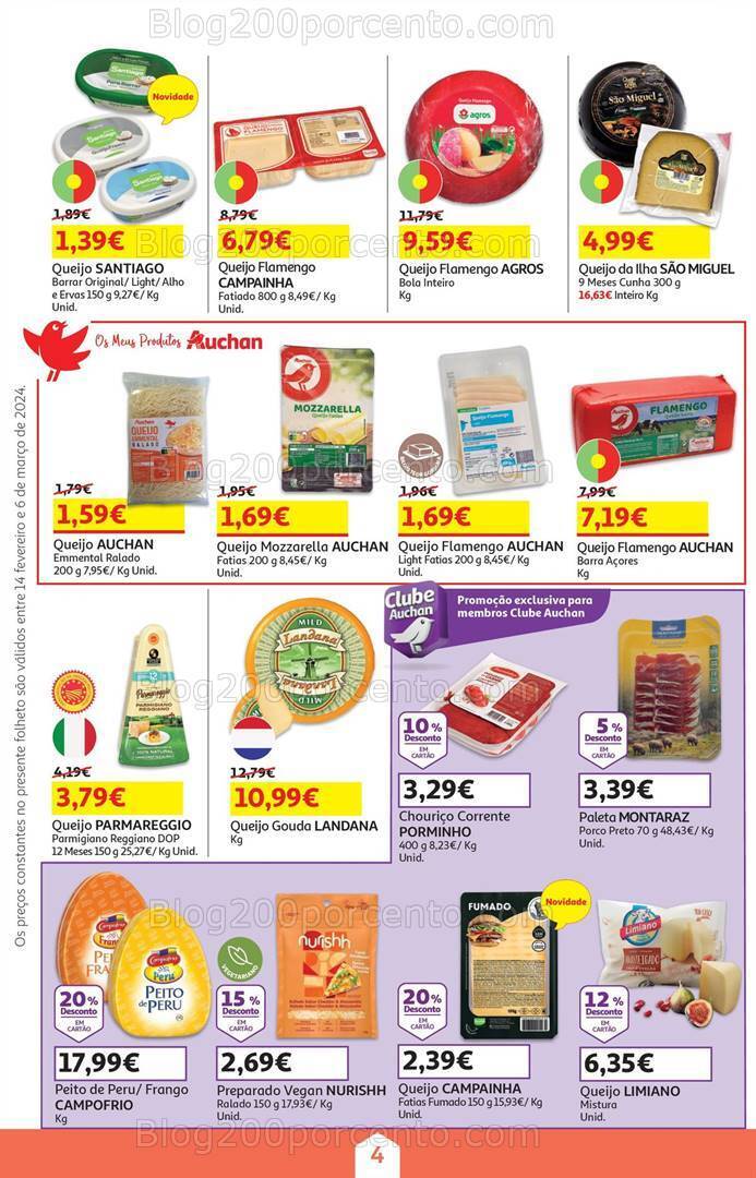 Antevisão Folheto AUCHAN Promoções de 14 fevereiro a 6 março