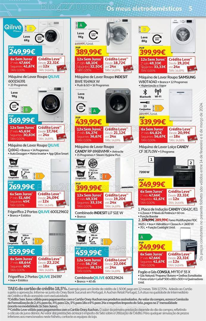Antevisão Folheto AUCHAN Bazar Promoções de 14 fevereiro a 6 março