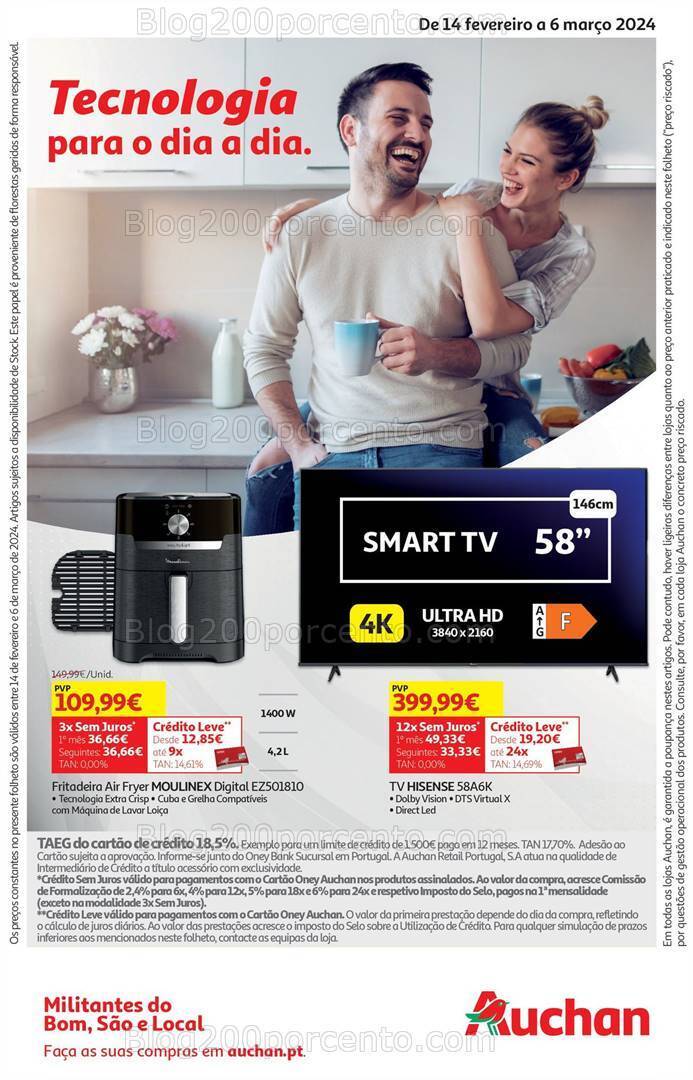 Antevisão Folheto AUCHAN Bazar Promoções de 14 fevereiro a 6 março