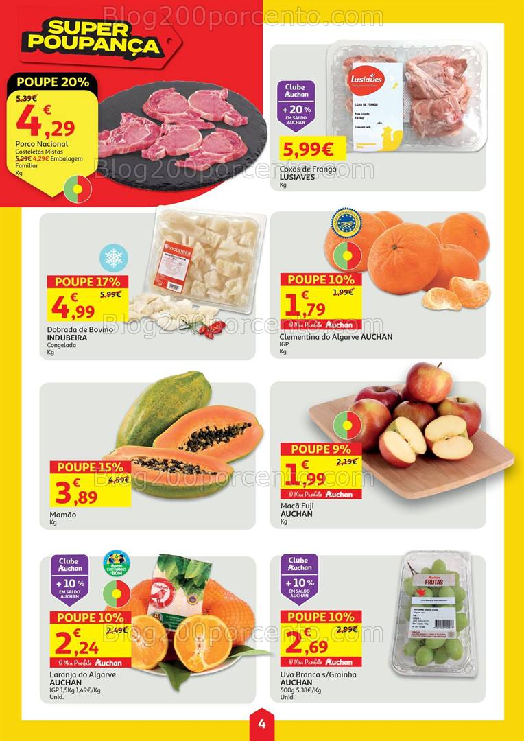 Antevisão Folheto AUCHAN Promoções de 15 a 21 janeiro