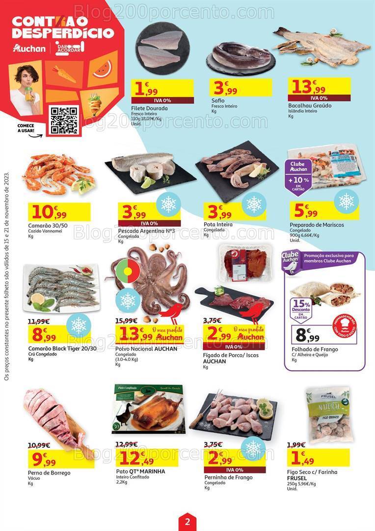 Antevisão Folheto AUCHAN Promoções de 15 a 21 novembro