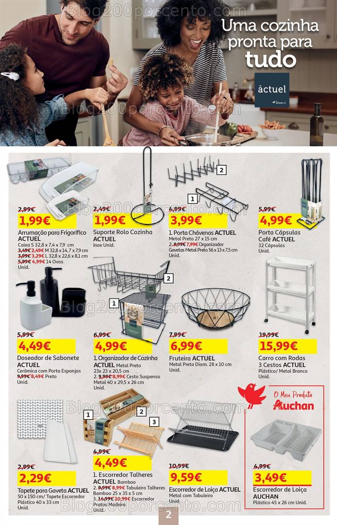 Antevisão Folheto AUCHAN Bazar Promoções de 15 a 28 janeiro