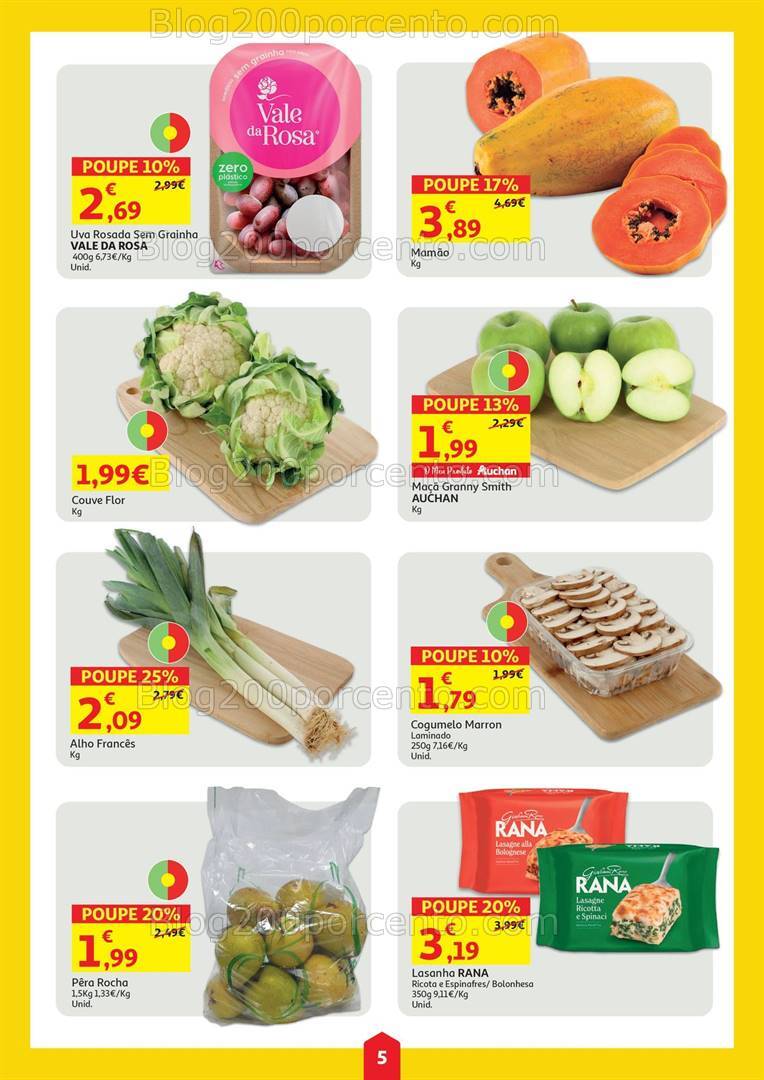 Antevisão Folheto AUCHAN Promoções de 16 a 22 outubro
