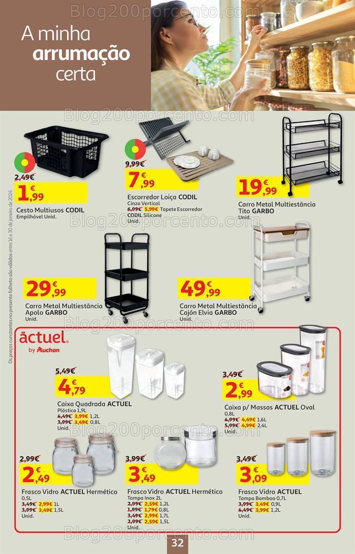 Antevisão Folheto AUCHAN Promoções de 16 a 30 janeiro