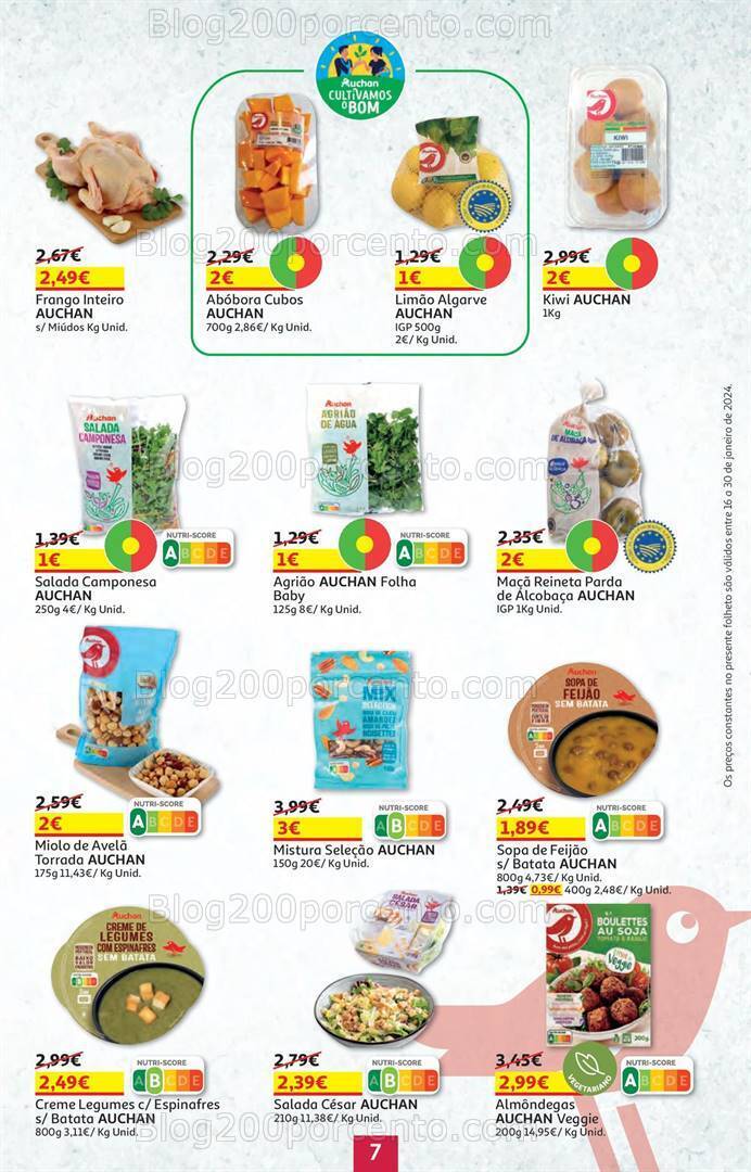 Antevisão Folheto AUCHAN Promoções de 16 a 30 janeiro