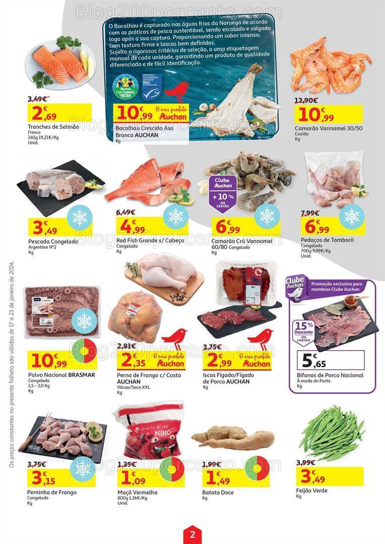 Antevisão Folheto AUCHAN Promoções de 17 a 23 janeiro