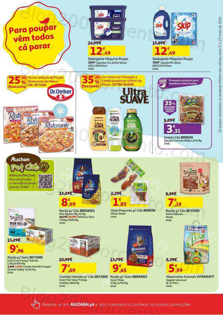 Antevisão Folheto AUCHAN Promoções de 17 a 23 maio