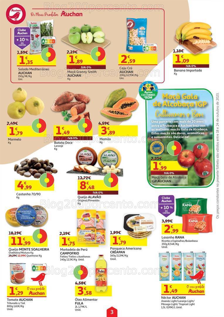 Antevisão Folheto AUCHAN Promoções de 18 a 24 outubro