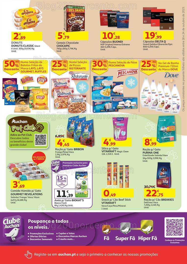 Antevisão Folheto AUCHAN Promoções de 18 a 24 outubro