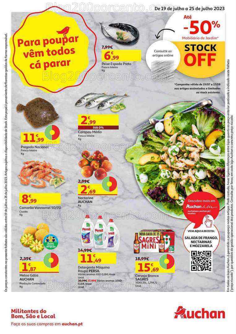 Antevisão Folheto AUCHAN Promoções de 19 a 25 julho